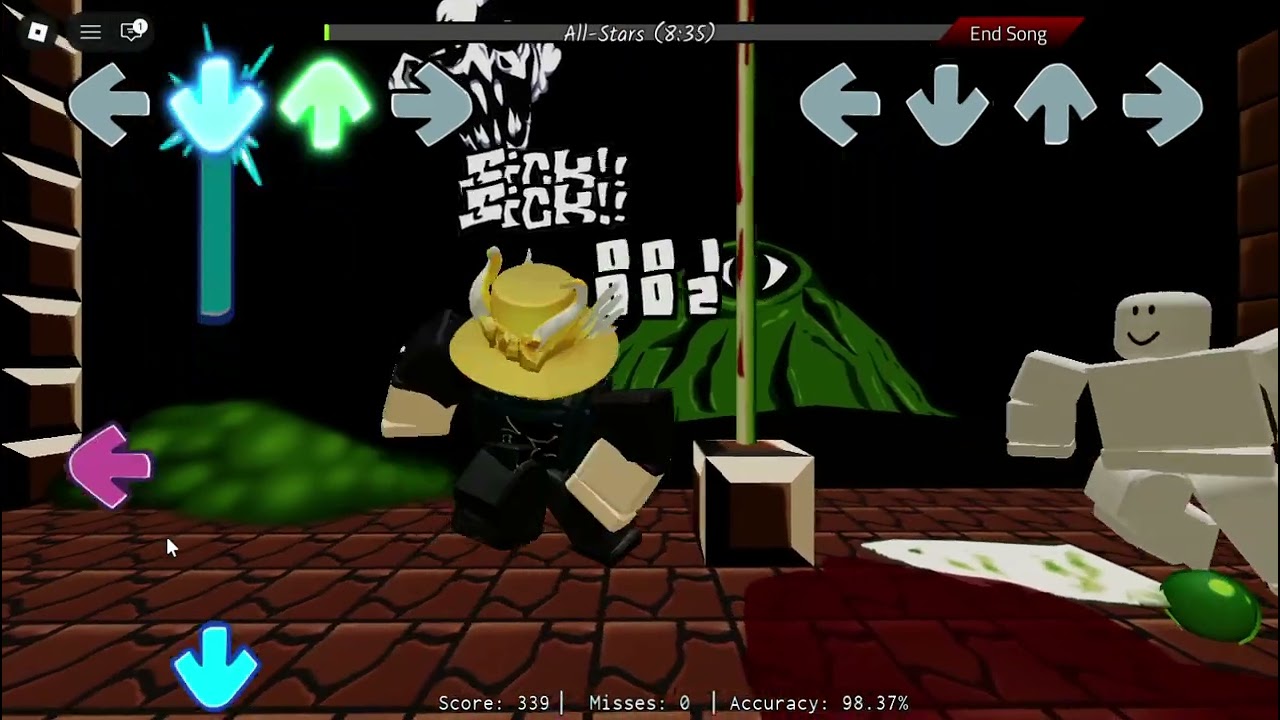 jugando basically fnf remix parte 2 :D