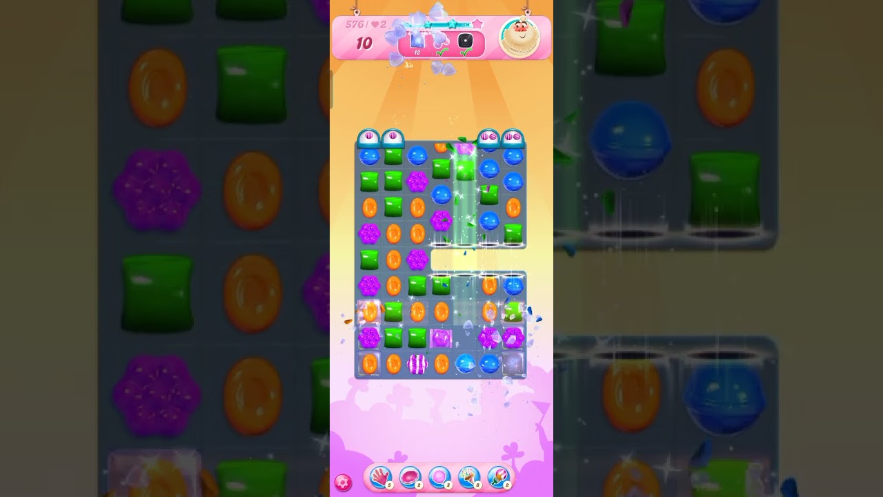 Candy crush level 575-579