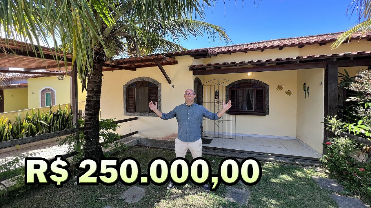 235.000,00 - OPORTUNIDADE! CASA À VENDA COM PISCINA EM CONDOMÍNIO | ARARUAMA RJ - REGIÃO DOS LAGOS
