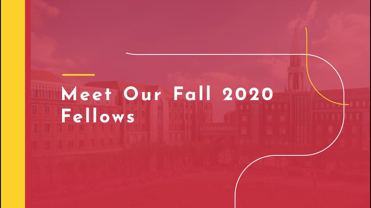 Meet the Center for the Political Future Fellows - Fall 2020