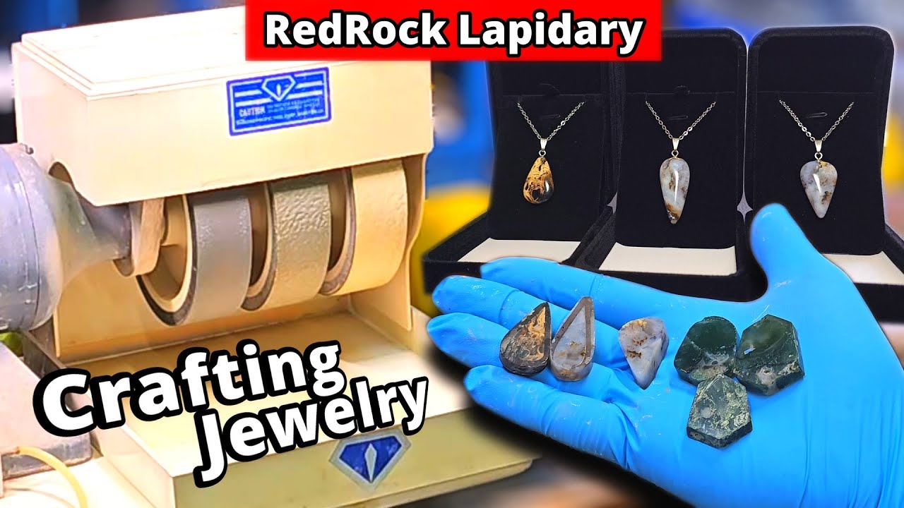 Turning Agates Into Jewelry! Lapidary Crafts July 2025, Jasper And Plume Agates