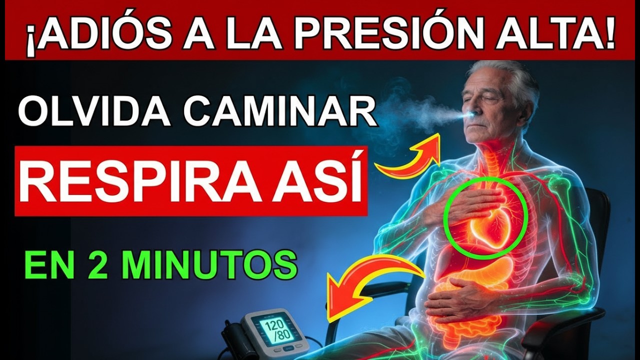 El Hábito de 2 Minutos que “Apaga” la Presión Arterial  Consejos de Salud