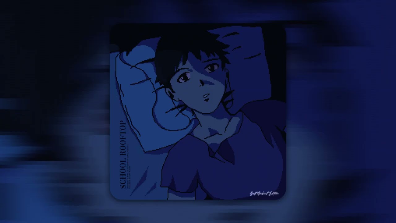 School Rooftop Intro + Birds And Rain [Slowed + Reverb + 15 Min Loop]