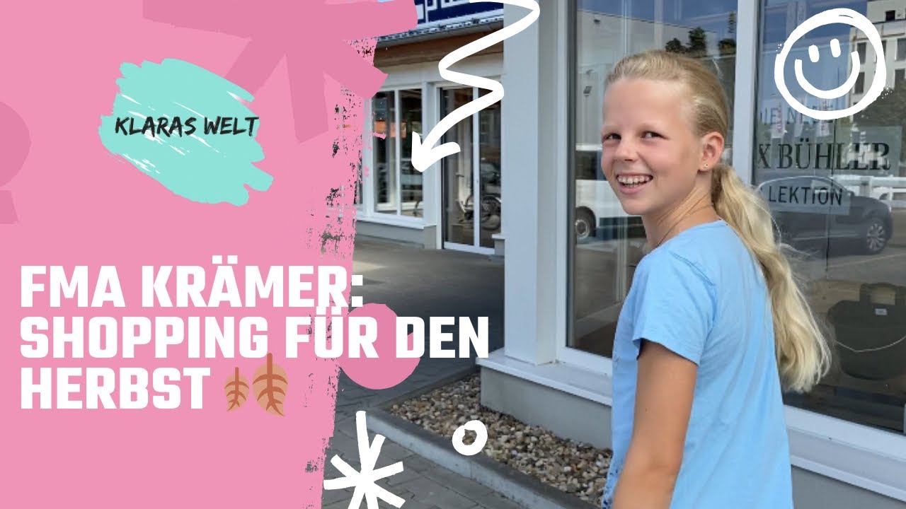 FMA Krämer: Shopping für den Herbst 🍂 | @Klaras-Welt
