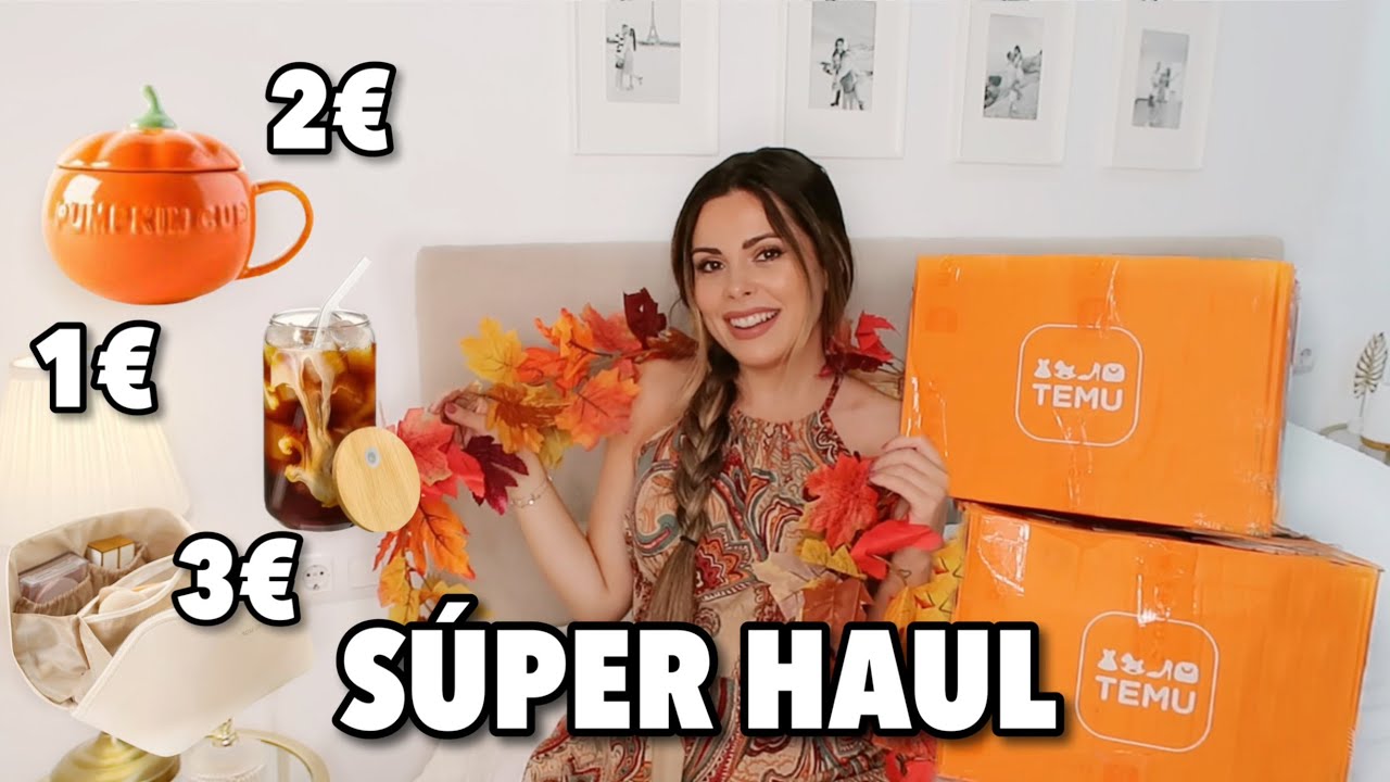 ¡HAUL ENORME TEMU Otoño 2023! Descuentos y Cupones (Deco & Fiestas) | Bstyle