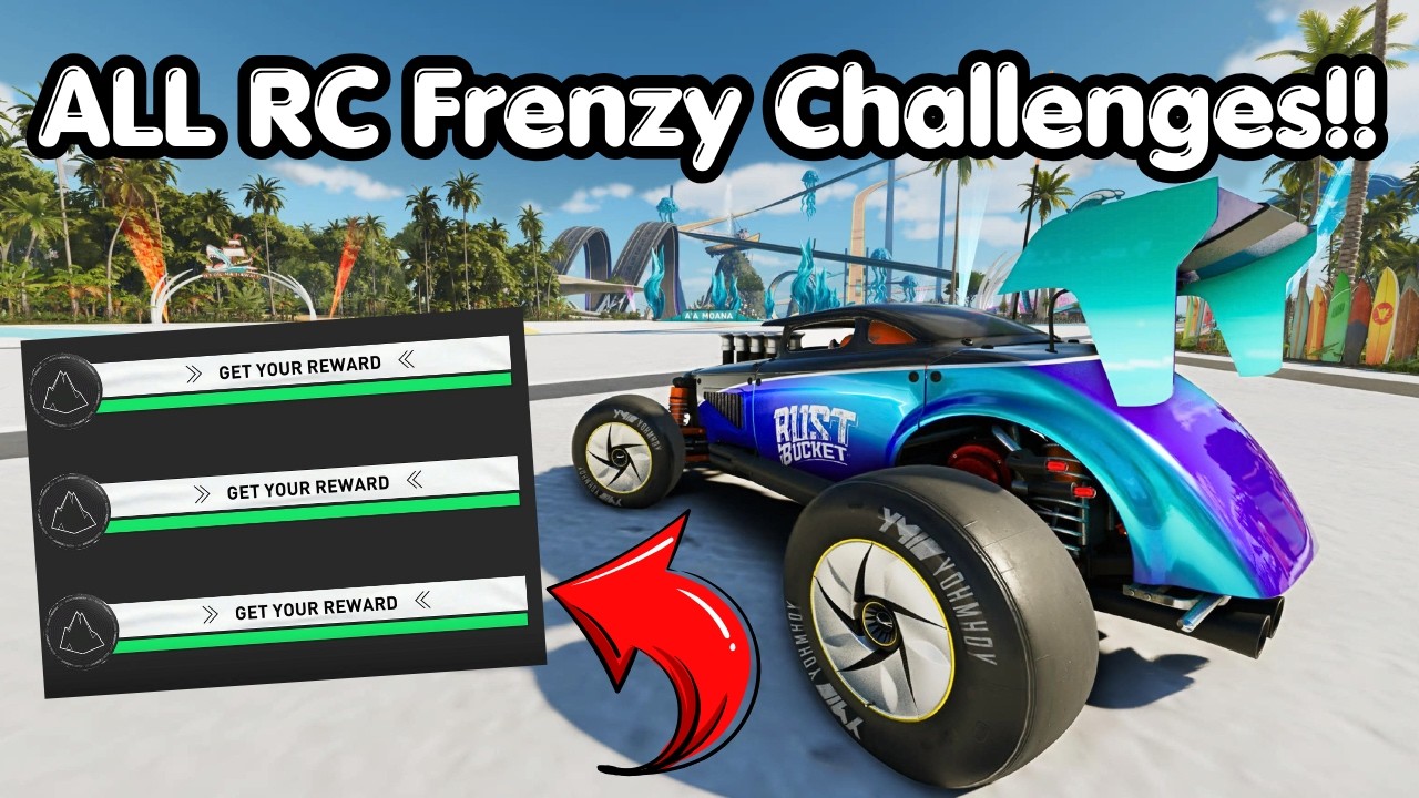 Как выполнить ВСЕ 25 заданий плейлиста &laquo;RC Frenzy&raquo; на Motorfest!!