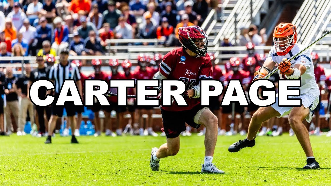 Carter Page 2024 Senior Year Lacrosse Highlights
