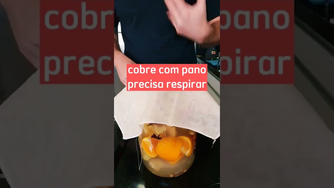 Refrigerante natural de abacaxi e frutas, tepache