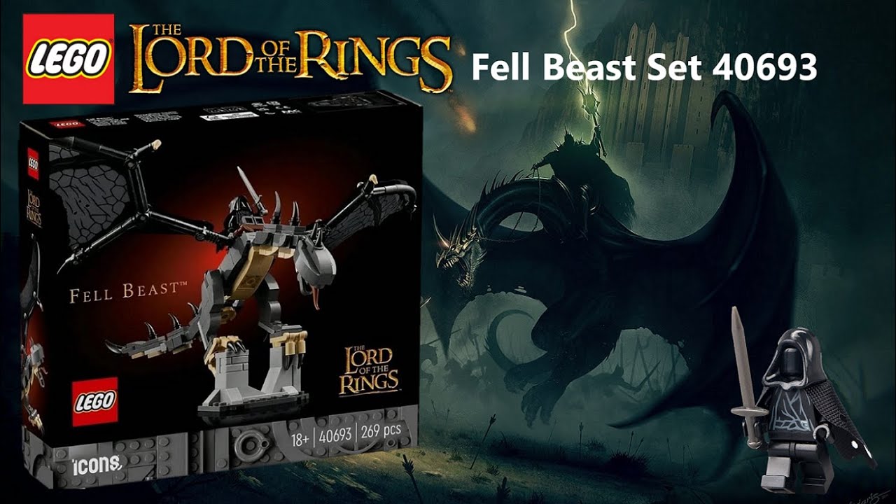 LEGO Lord of the Rings Fell Beast Set 40693 #legolordoftherings