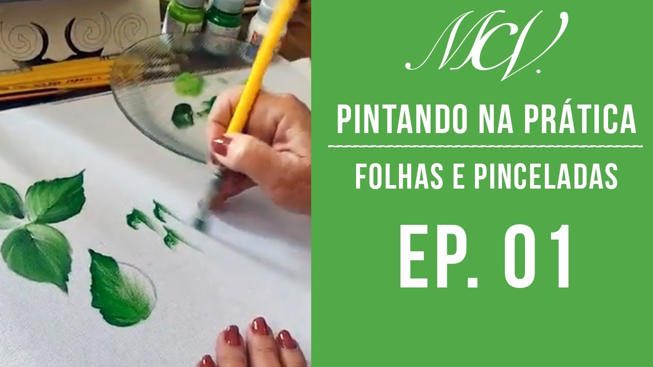 Folhas e Pinceladas | Pintura em tecido na prática - EP. 1