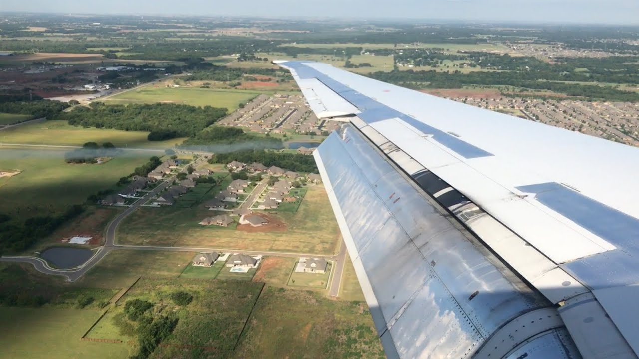 THROWBACK American Airlines MAD DOG MD-83 Landing Oklahoma City