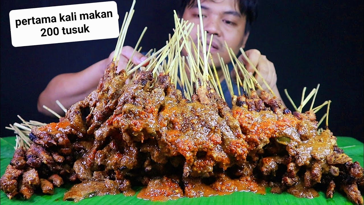 AFIUDIN MUKBANG 200 TUSUK SATE AYAM