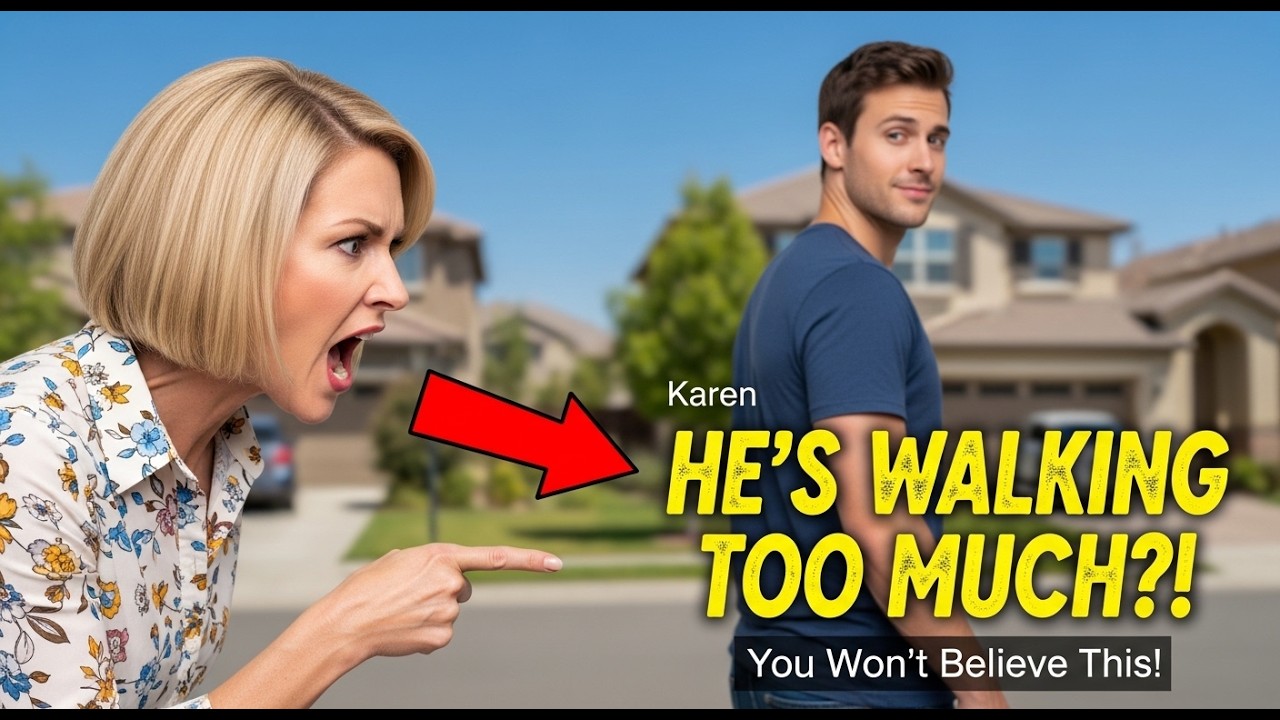 Karen Called Police  Because I Walked Around the Block — You Won’t Believe What Happened Next!”