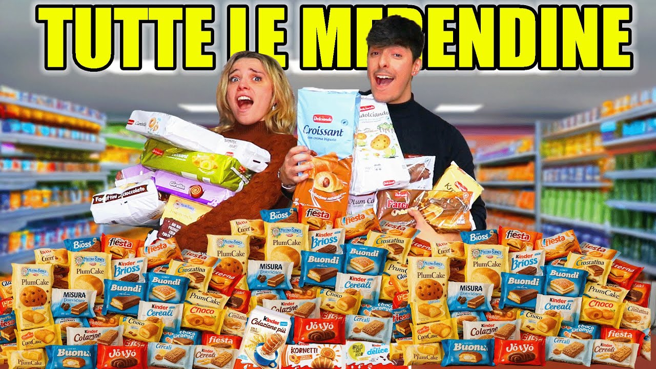 PROVIAMO TUTTE LE MERENDINE DEL SUPERMERCATO! *NON LO FAREMO MAI PIU!*