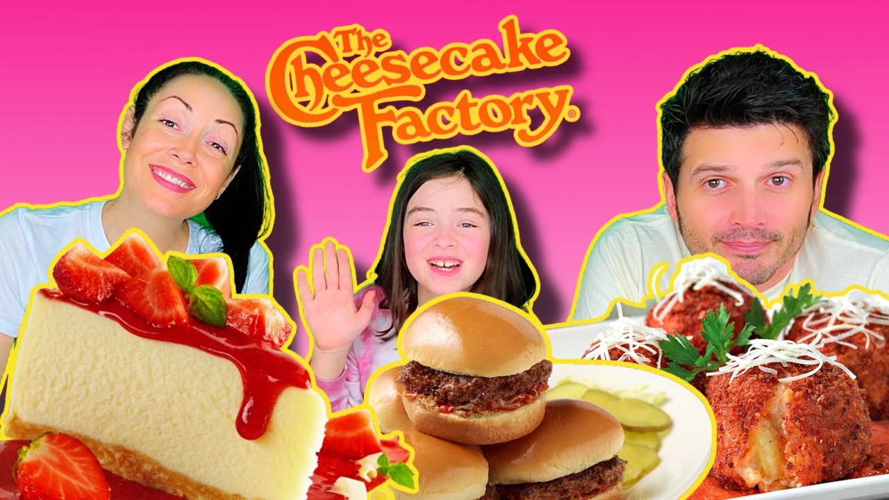 Family Mukbang Cheesecake Factory | Mac And Cheese Balls, Potstickers & Dessert Feast!