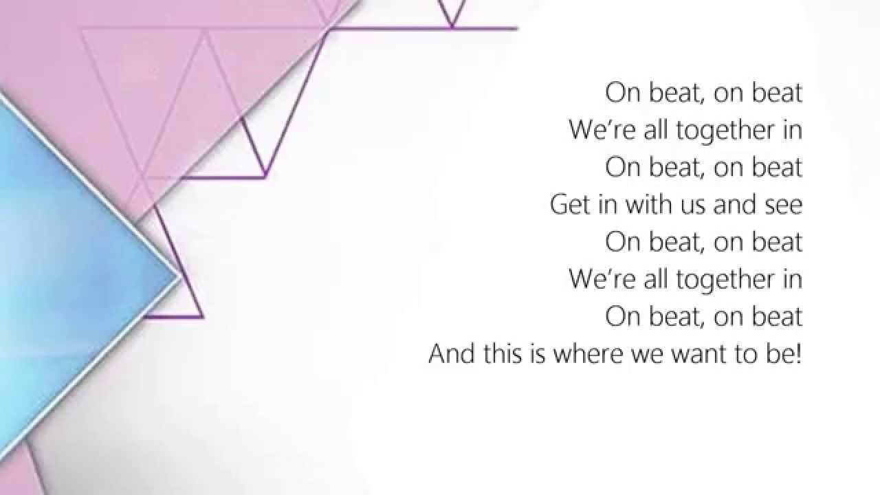 Violetta - On beat - Lyrics (english)