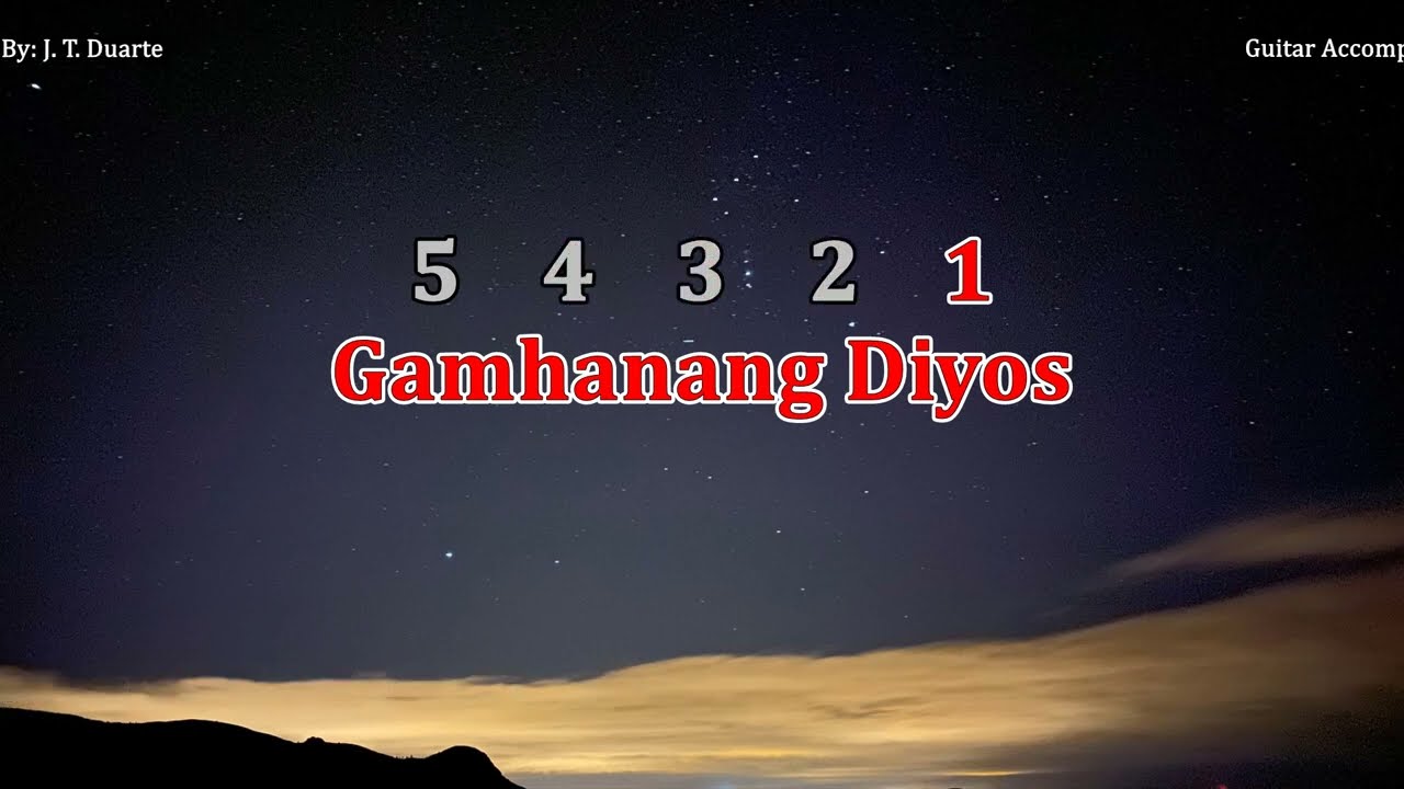 Ang Gugma Mong Hilabihan - Key of A