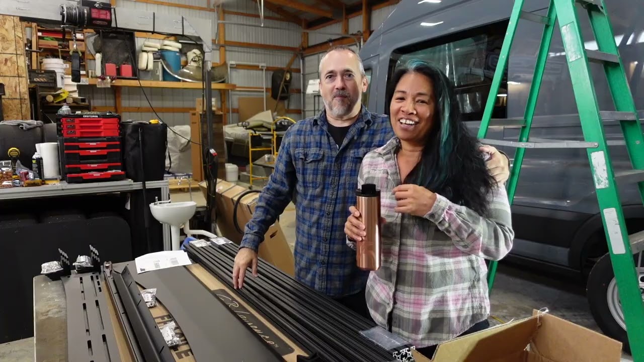 Van Build: Unaka Gear Roof Rack Unboxing & Installation on a Ford Transit