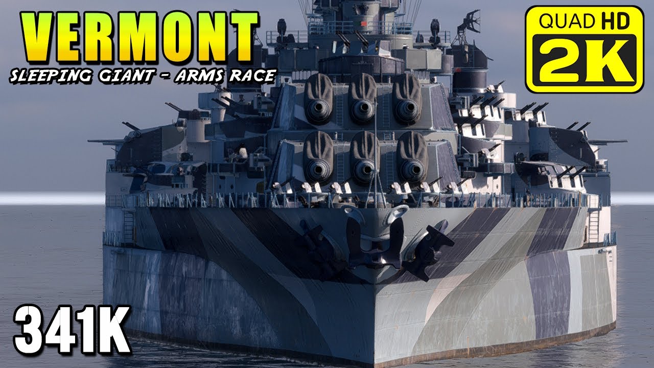 Линкор Вермонт - Толстуха разгромила врага