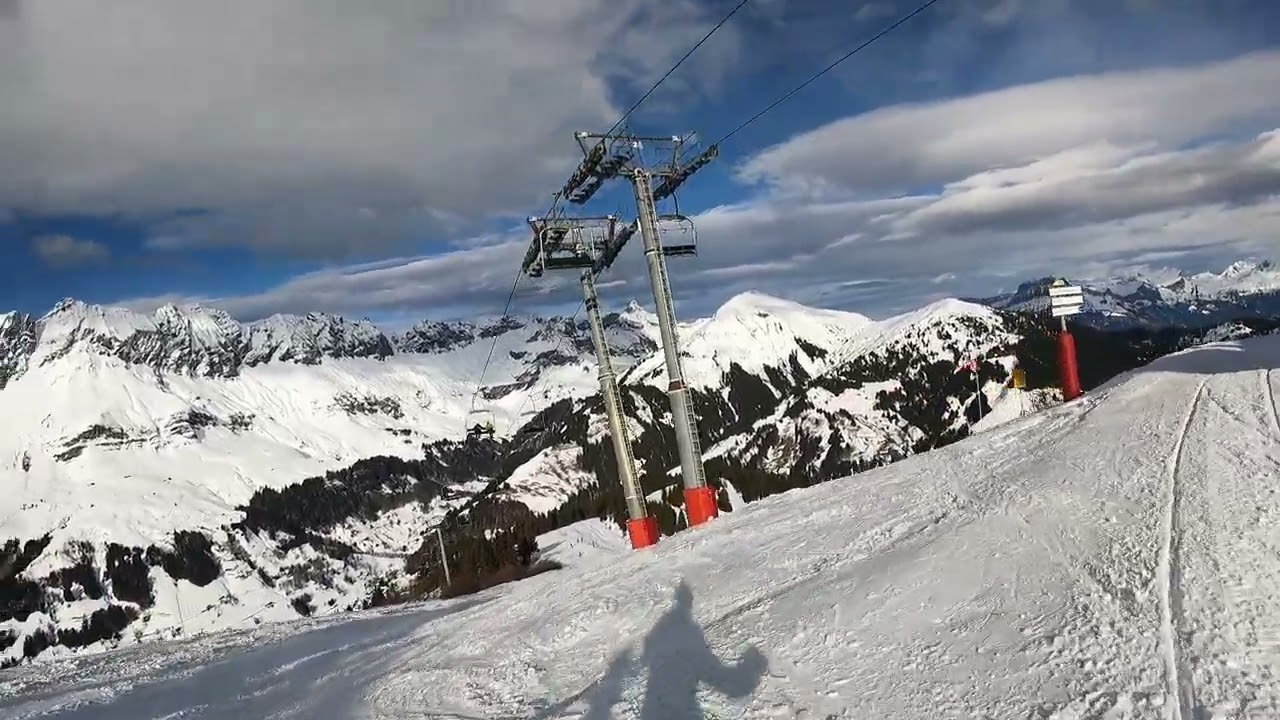 3 black runs at Portes du Mont Blanc, Megeve