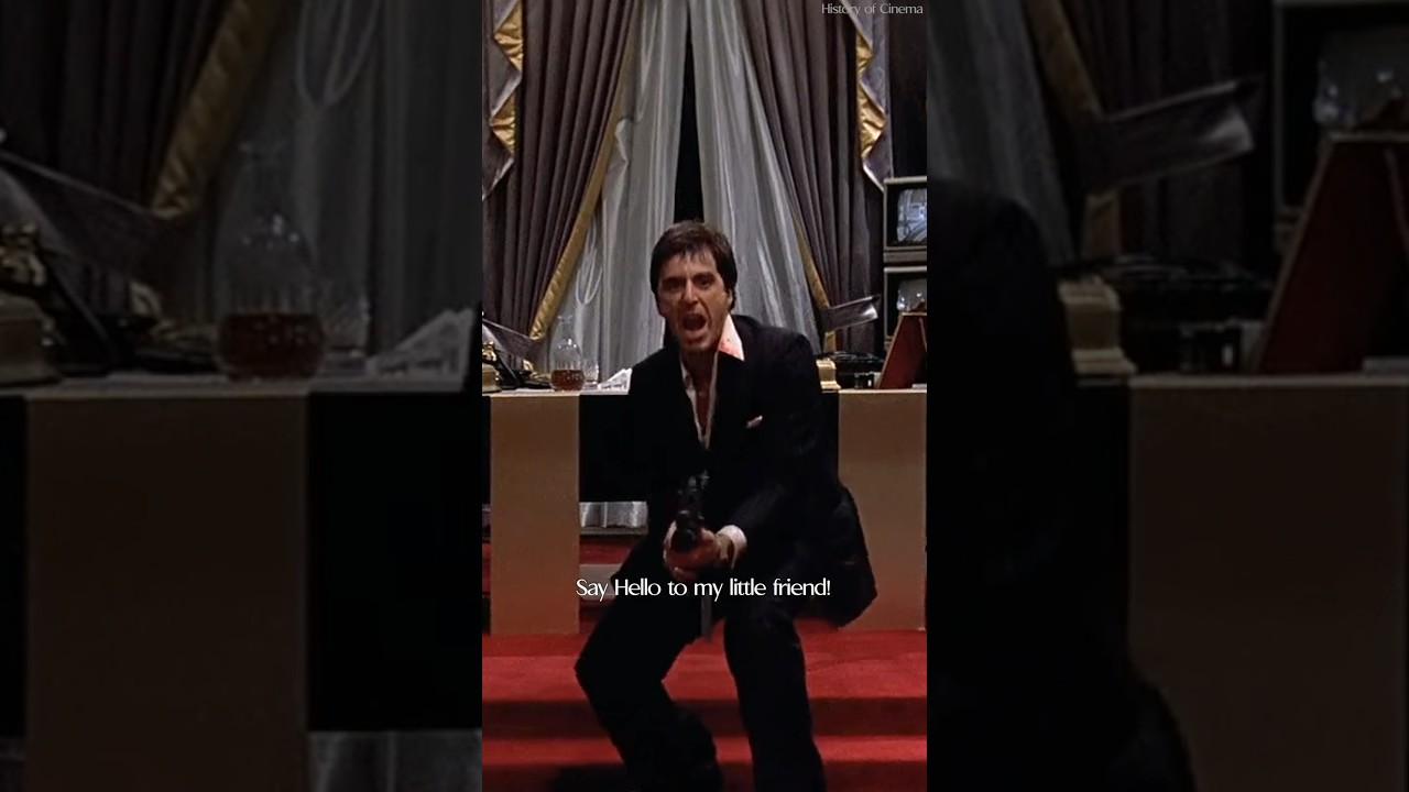 Al Pacino behind the scenes of &lsquo;Scarface&rsquo; (1983)