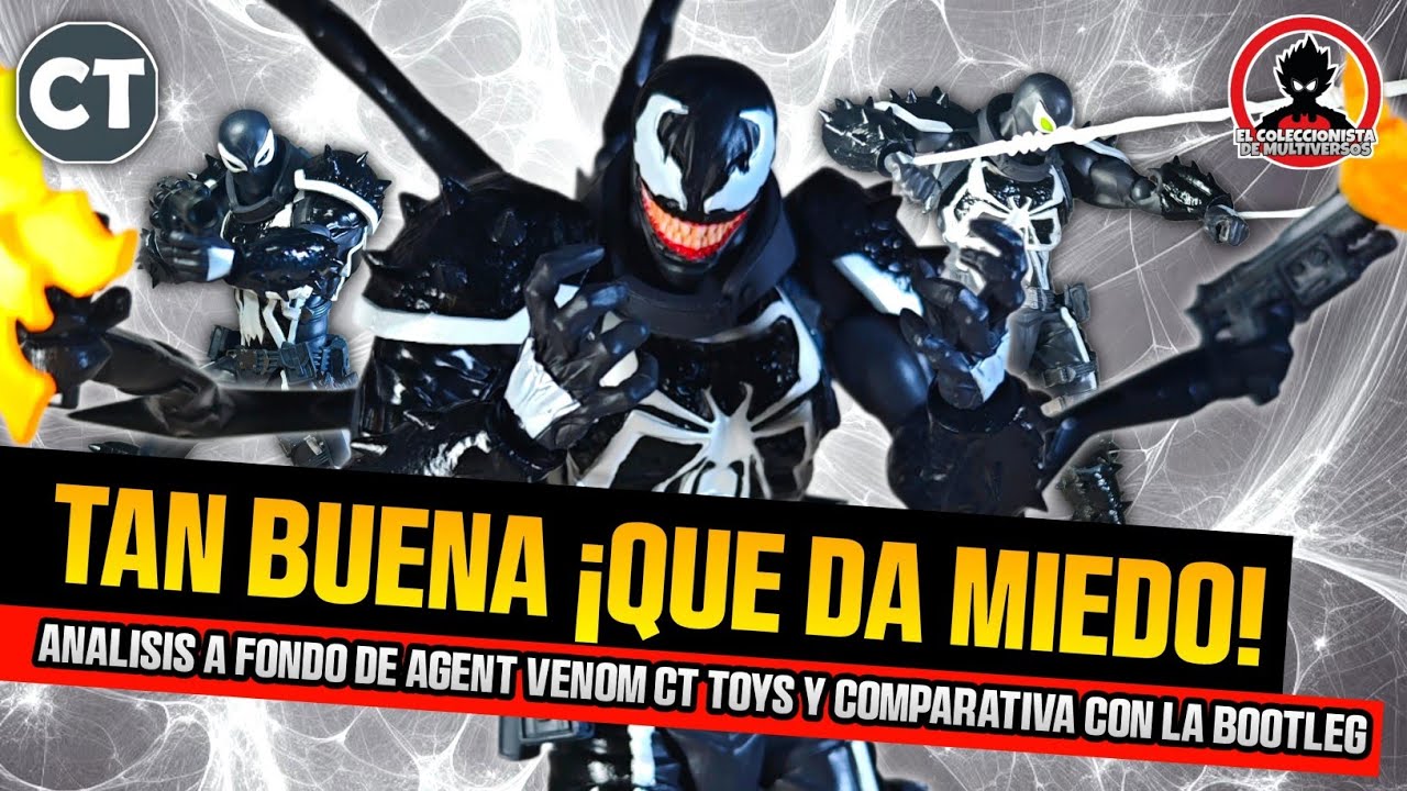 💥 ESPECTACULAR AGENT VENOM CT TOYS YAMAGUCHI REVOLTECH KO review en Español! 