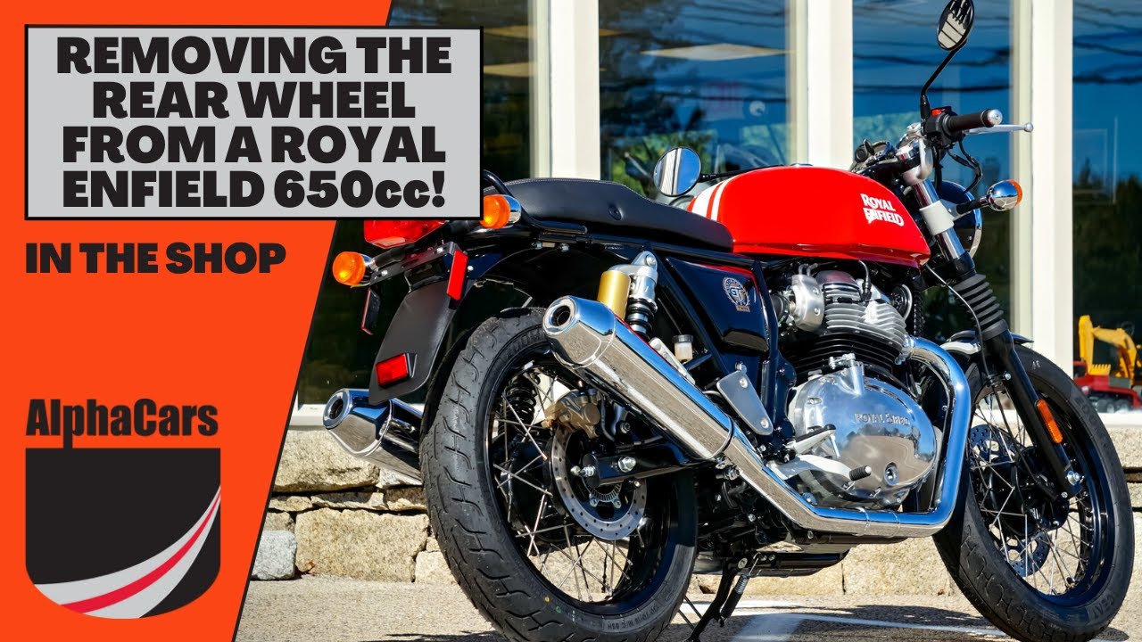Removing the Rear Wheel From Your INT650 or Continental GT 650? Here's Some Tips!
