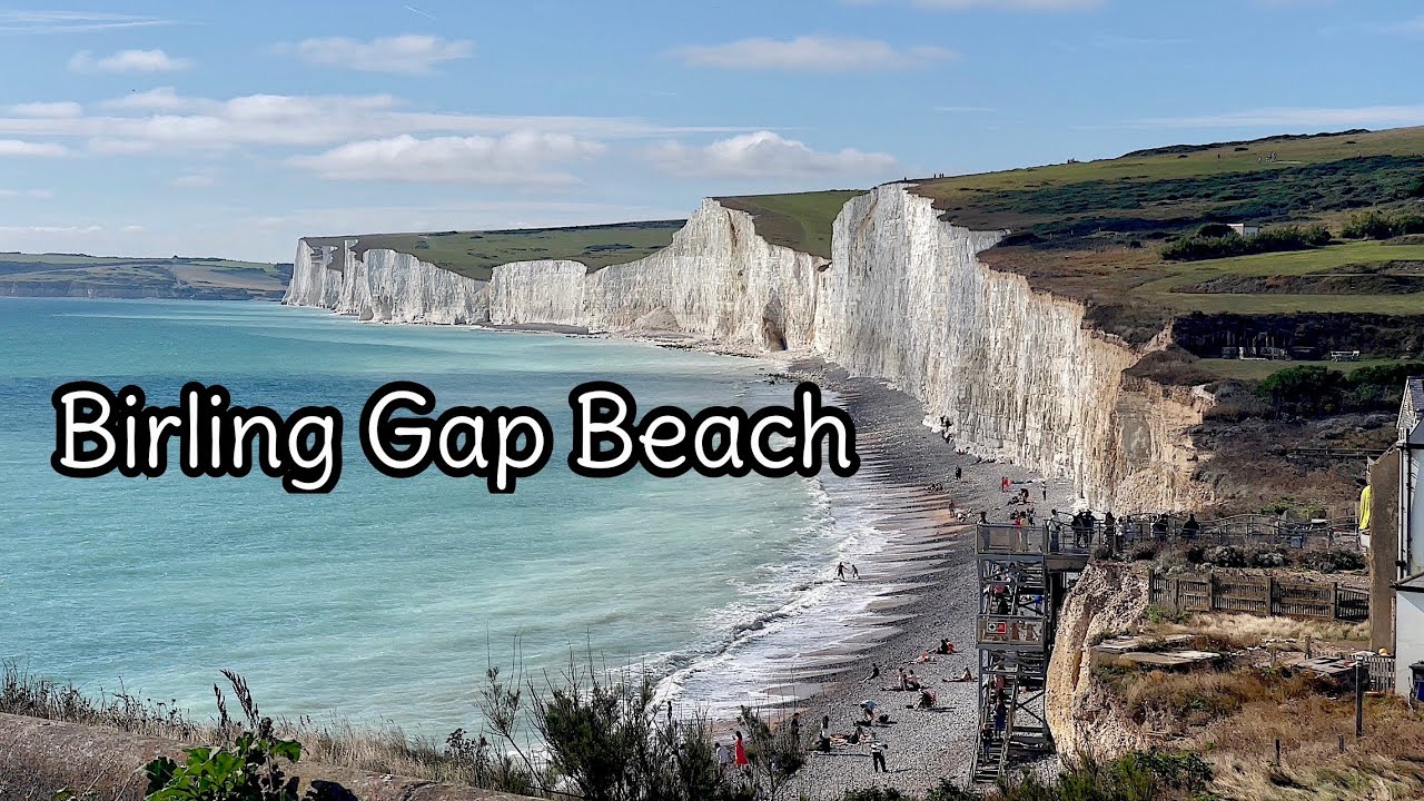 Birling Gap Beach  & Seven Sisters  Cliffs Eastbourne-East Dean