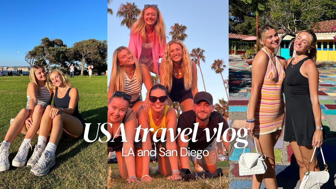 america travel vlog!!! LA and San Diego