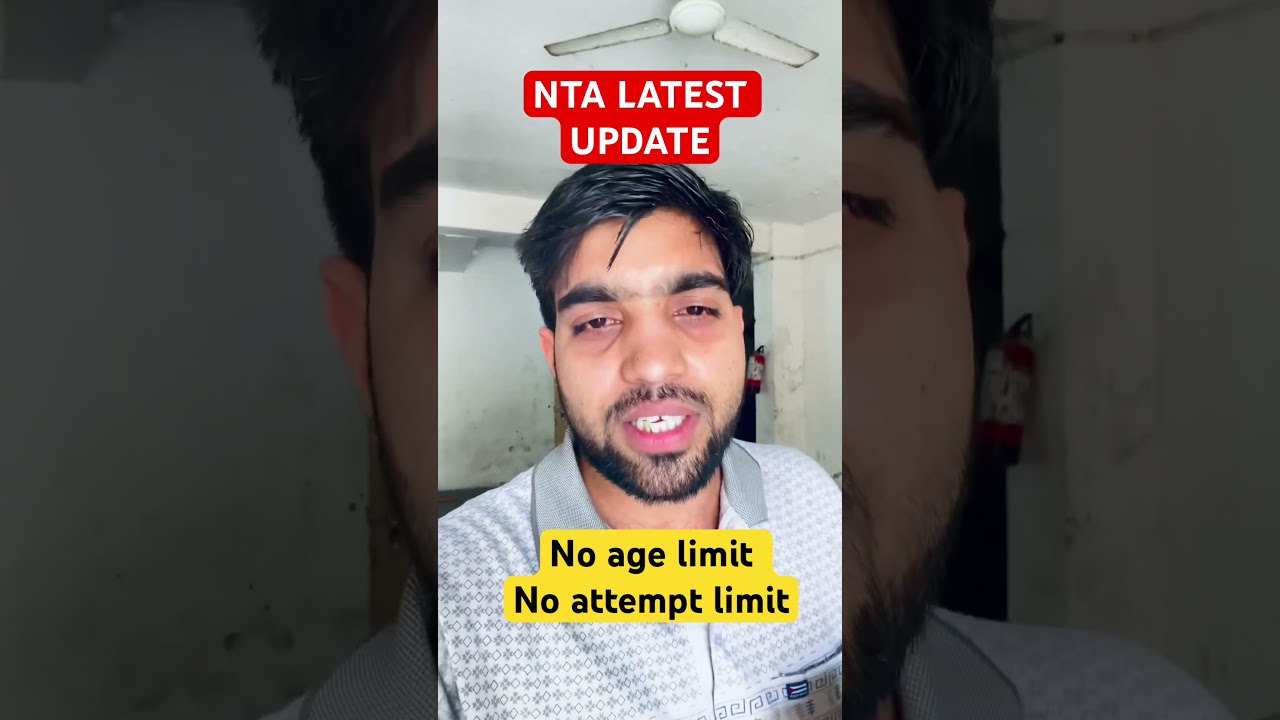 No age limit and no attempt limit in neet 2026 #neet2026 #neet #recentneet #neetaspirants