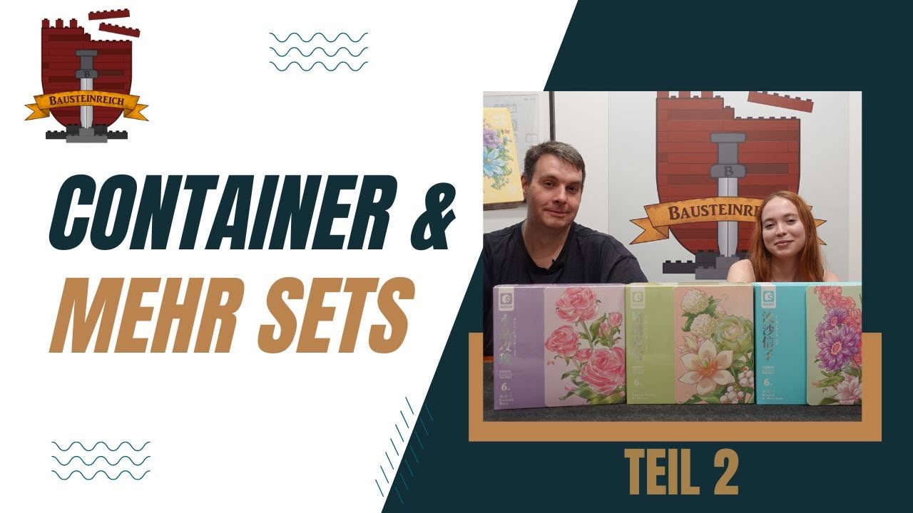 Weitere neue Klemmbausteinsets Sets für euch - frisch aus dem Container.