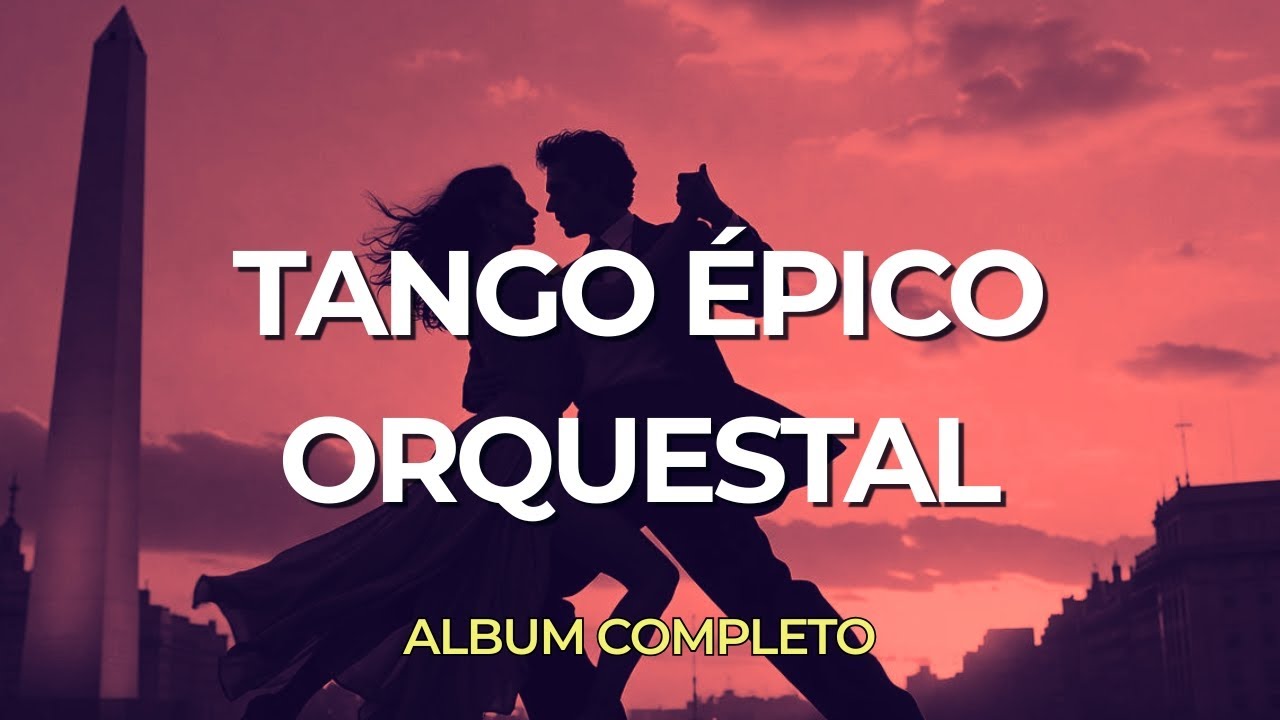 TANGO ÉPICO ORQUESTAL – Álbum Completo  Bandoneón + Orquesta Cinemática 8 Piezas Instrumentales