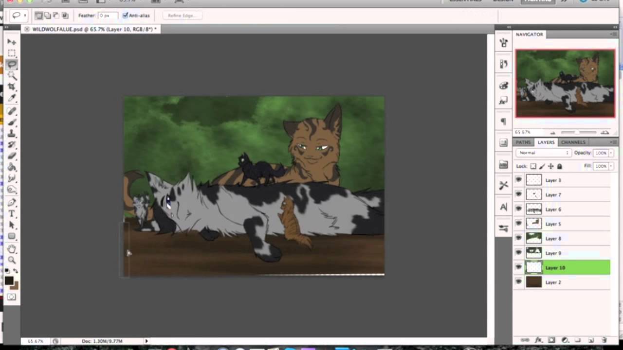 WildWolf's Request - Speedpaint