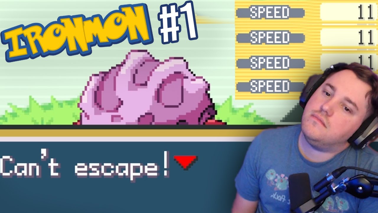 My Pokemon Are All SLOW | Ultimate IronMon Pok&eacute;mon Challenge #1