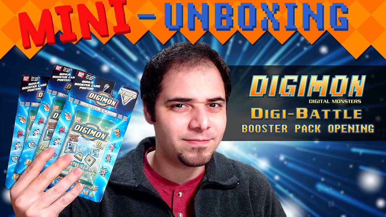 Digimon Digi-Battle card game booster Unboxing ~ Mini - TSG