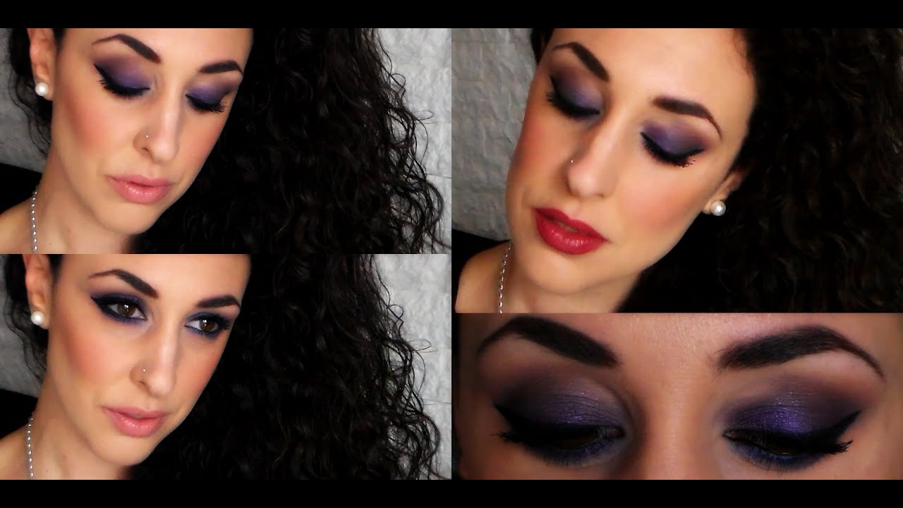 Mi trucco con voi ❤ SMOKY EYES VIOLA! ... o PURPLE che fa più yeah XD
