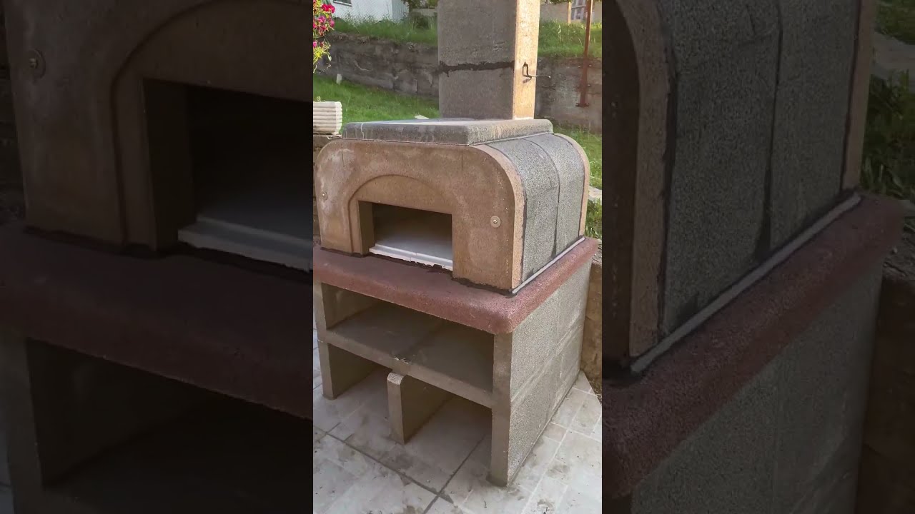 Forno a legna Palazzetti Easy Medium con basamento Agrieuro MONTAGGIO