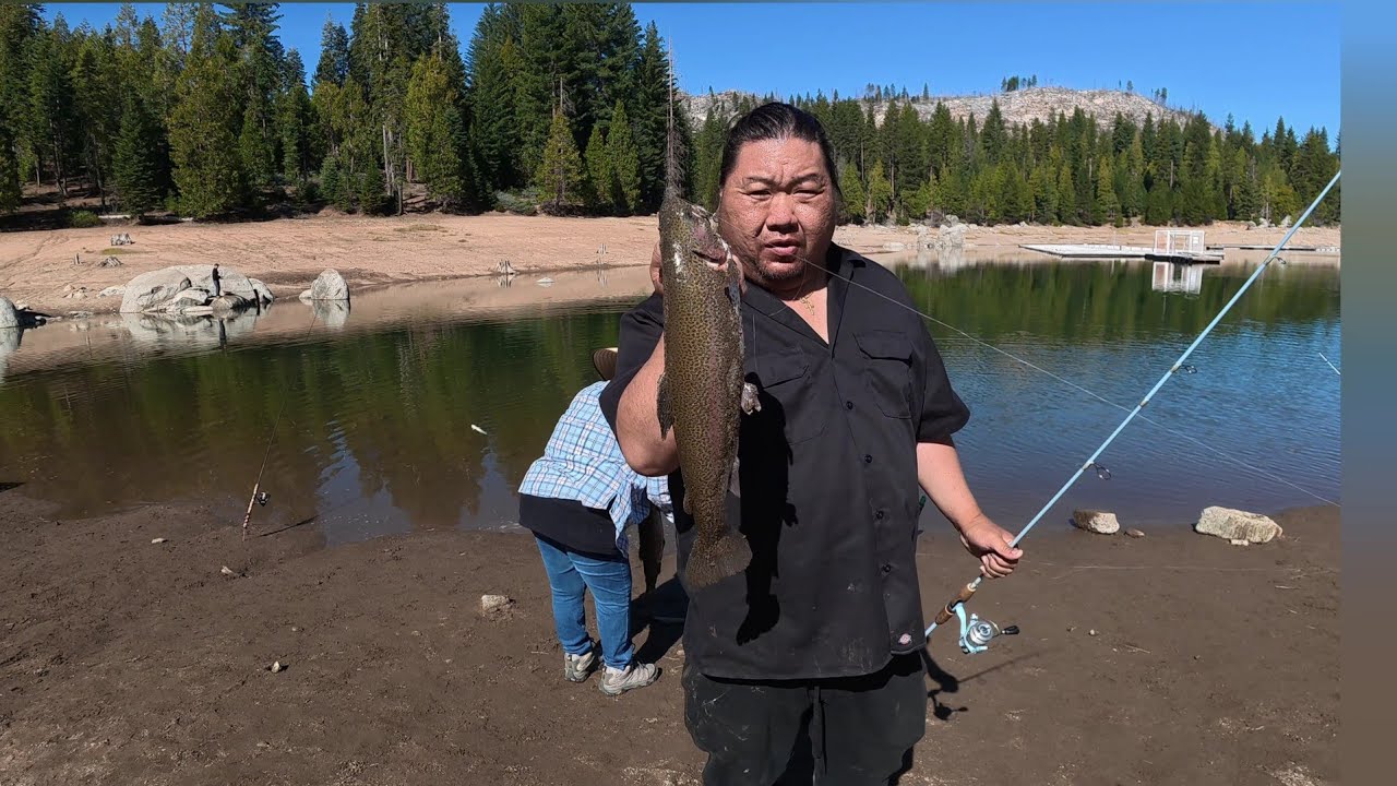 Chasing trophy trout at shaver lake