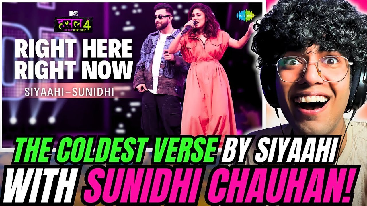 Right Here Right Now ft. Sunidhi Chauhan & Siyaahi Reaction | MTV Hustle 4 Reaction | MoshReacts