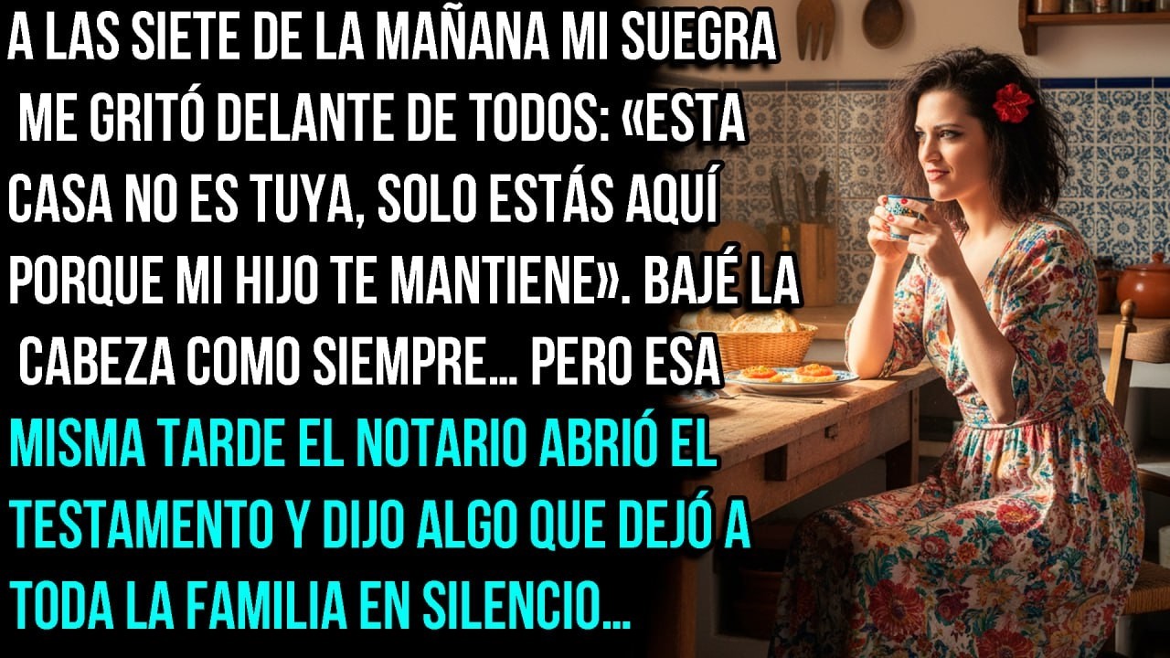 Mi suegra gritó: “Esta casa no es tuya”… pero el notario reveló algo que nadie esperaba
