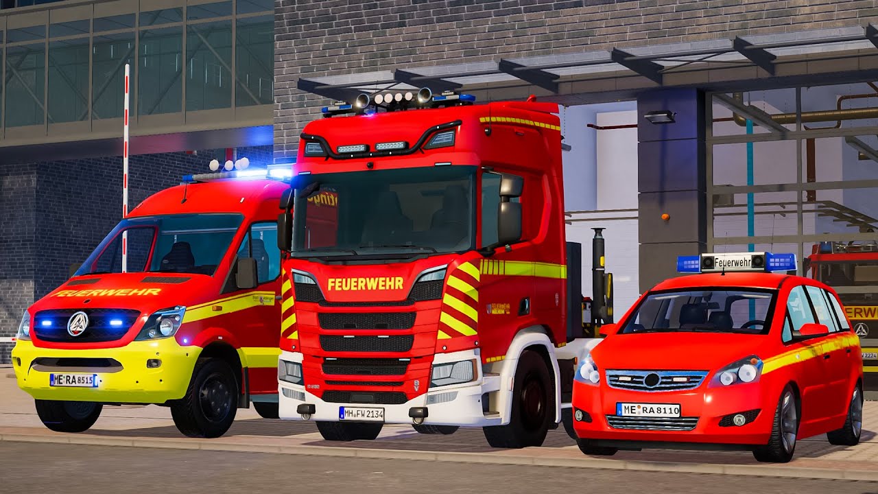 【Emergency Call 112】Söhrewald Fire Chief & Swap Body Vehicle On Duty – 40 Minutes Emergency | 4K