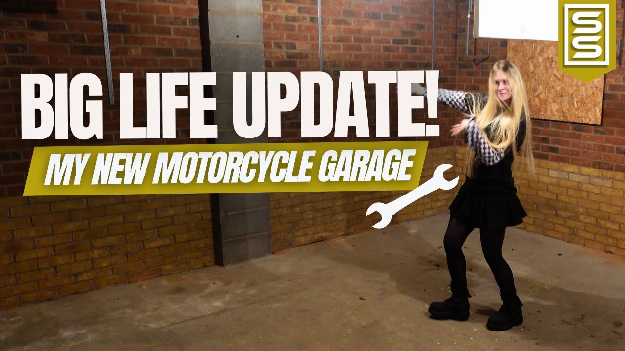 BIG NEWS!!!! Unveiling My New Motorcycle Garage!