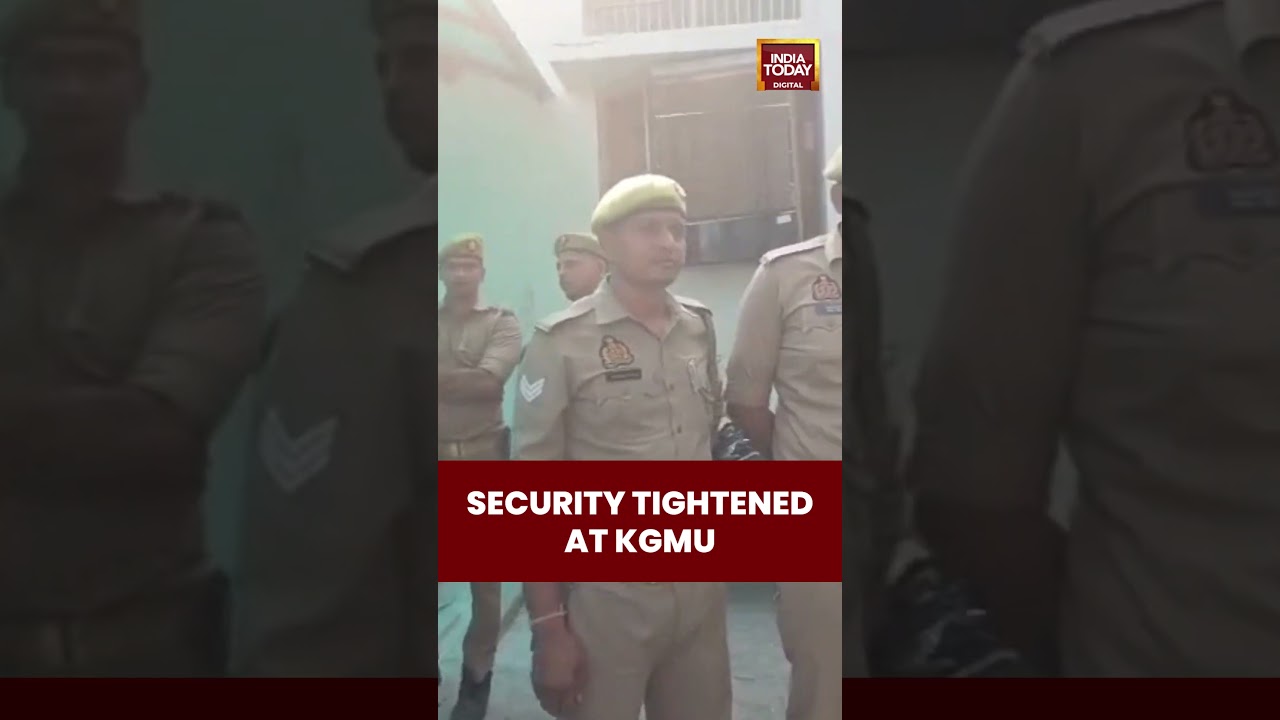 BREAKING: KGMU Post Mortem House Under Heavy Police Security #postmodern #kgmu #hospital #lucknow
