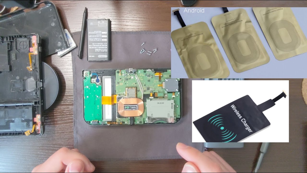 Беспроводная зарядка на Nintendo New 3DS XL