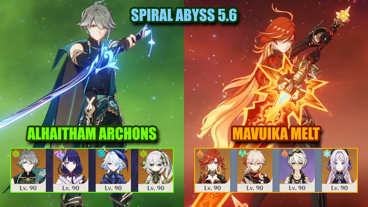 Alhaitham Archons & Mavuika Melt | Spiral Abyss 5.6 | Genshin Impact