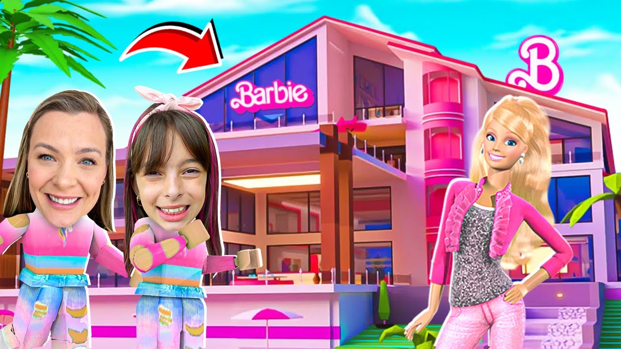 INVADIMOS O FILME DA BARBIE no Roblox Barbie Story - COMPILAÇÃO