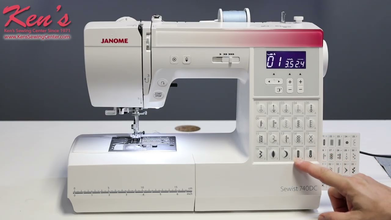 Janome Sewist 740DC Sewing Machine Feature Overview