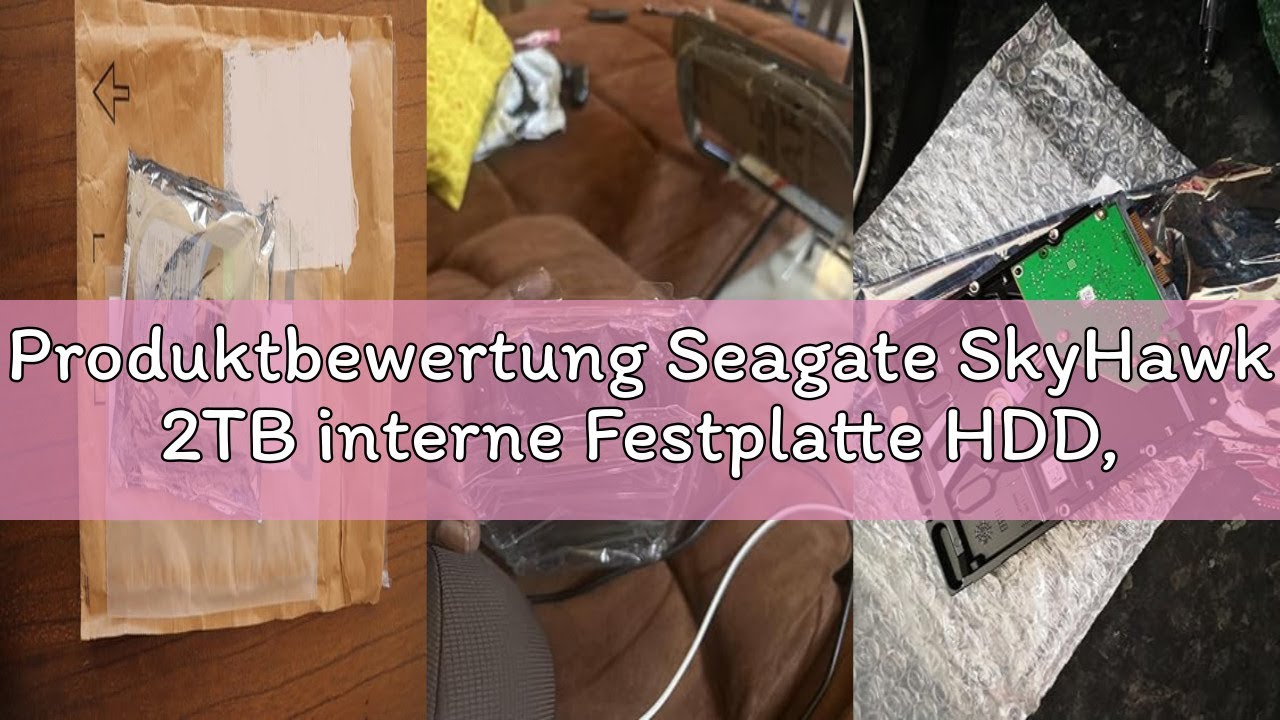 Produktbewertung Seagate SkyHawk 2TB interne Festplatte HDD, Videoaufnahme bis zu 64 Kameras, 3.5 Zo