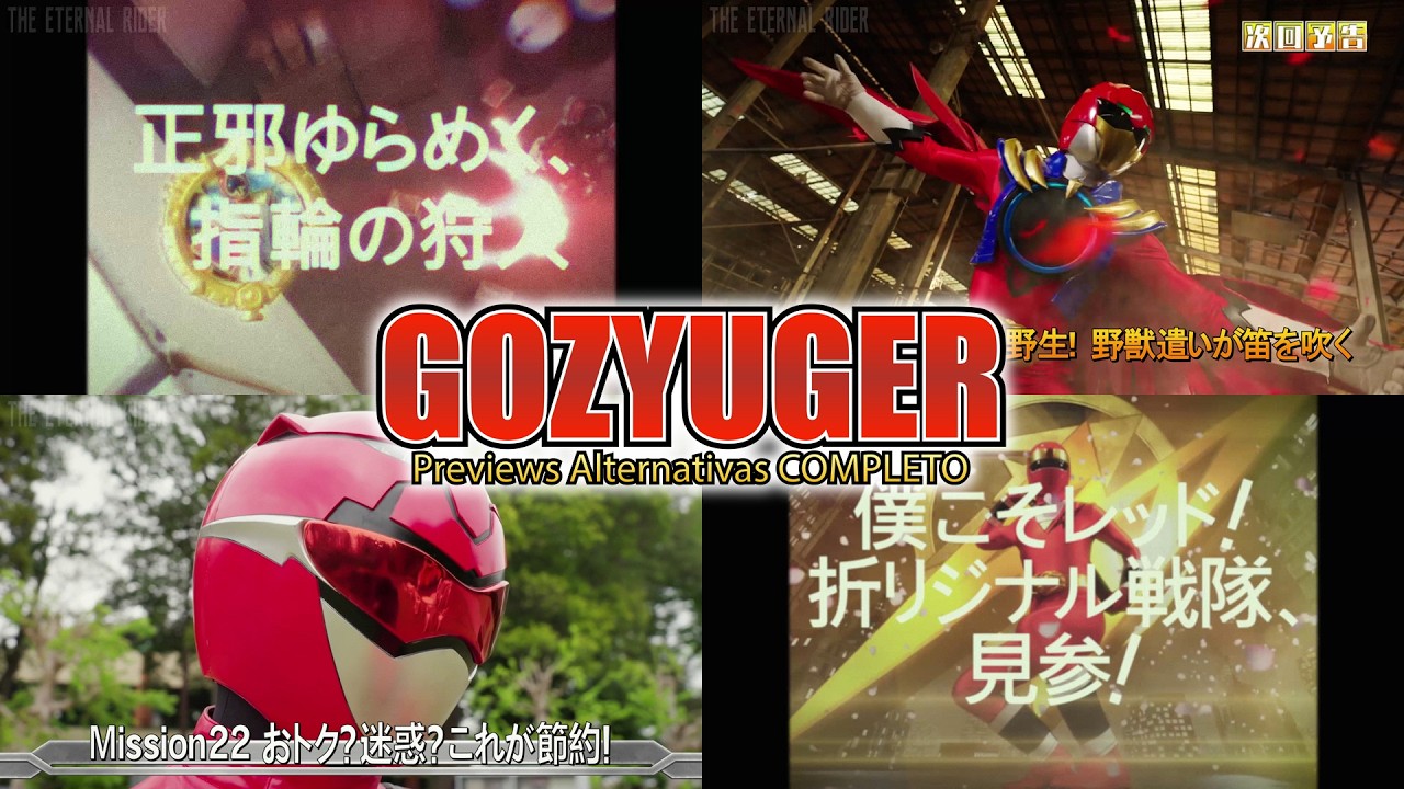 Gozyuger Previews Alternativas COMPLETO