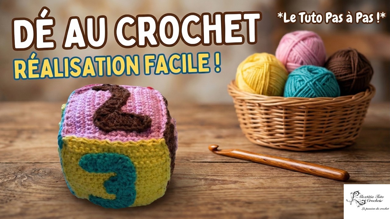 Doudou cube au crochet @Alextitia Tuto Crochet